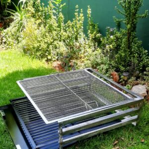 Three Level Frame Stainless Steel Slide in Unit