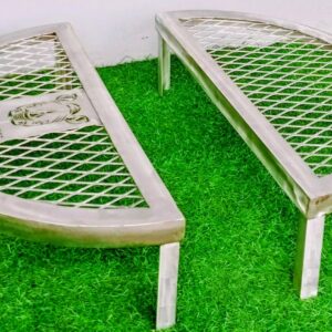 Branded Stainless 2 Halfmoon Grids